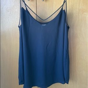 Aritzia Silk-like delicate spaghetti strap blouse